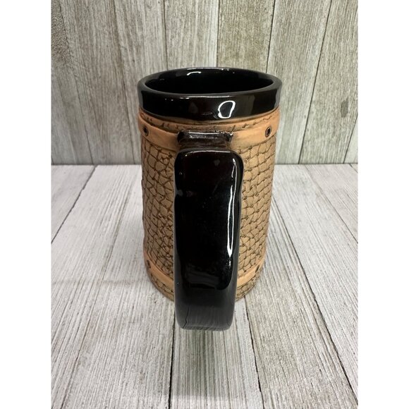 Vtg Klaipeda Lietuva Beer Mug Stein Ceramic Sailboat Lithuania Souvenir 5" Tall - Picture 4 of 11